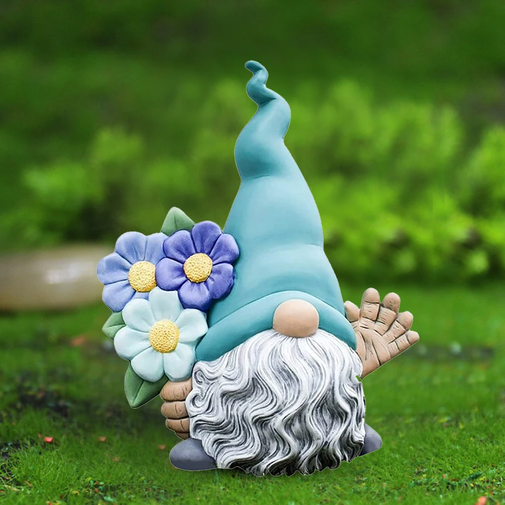 

Dwarfs Figurines Home Crafts Decoration Faceless Doll Garden Gnomes Statue Lawn Porch Landscape Dwarf for Birthday Gifts