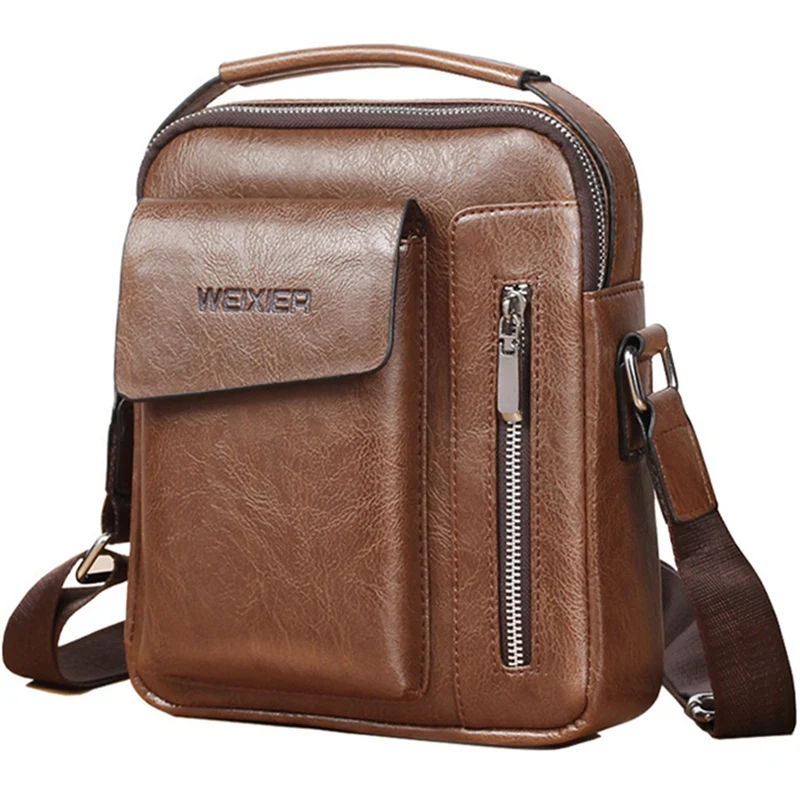 Винтажная сумка-мессенджер Weixier сумки через плечо для мужчин ретро-сумки на