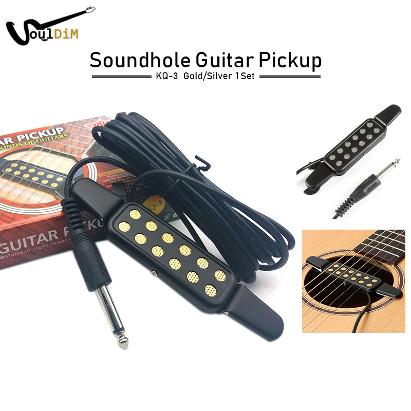 

Professional KQ-3 Classic Acoustic Guitar Pickup Transducer Amplifier Guitarra Pickup Sound Hole Musical Instruments Pickup