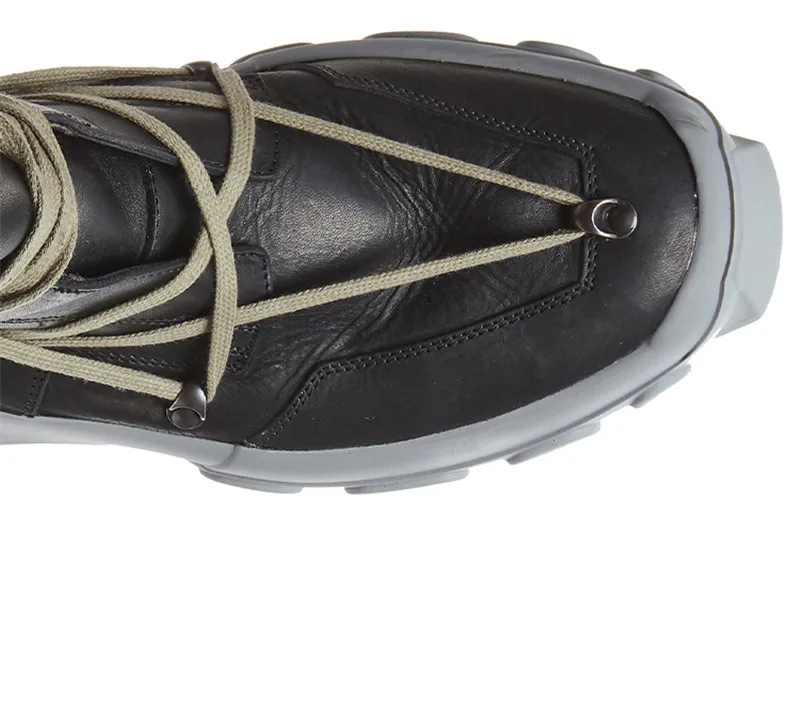 Botas hombre; коллекция года; Мужские ботинки в байкерском стиле; Модные Ботинки martin на платформе; мужская повседневная обувь с высоким берцем; 9#20/15D50