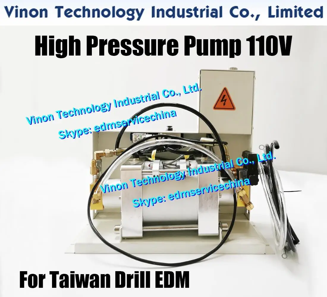 

High Pressure Water Pump 110V voltage for Taiwan Drilling EDM Machine Chmer,Zhenbang,Castec,LianSheng,Ridong,Hosen edm Air Pump