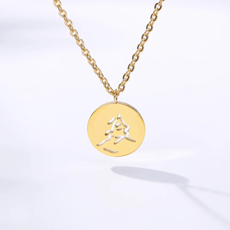 Полые голова королевы монета вырезать портрет ожерелье Женщины Bijoux Femme мода