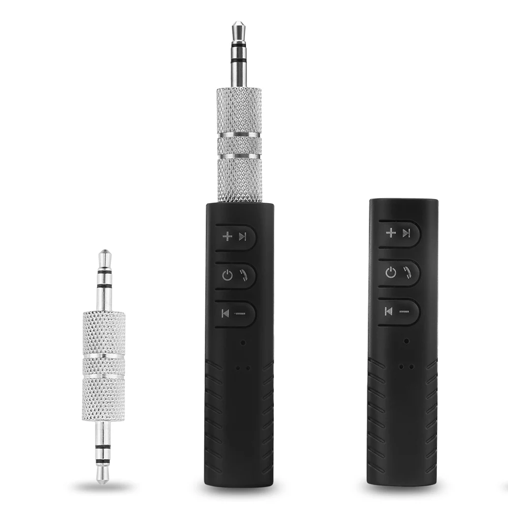 Mini Handsfree AUX Bluetooth USB Music Audio Receiver Bluetooth Car Kit 3.5mm Jack Adapter for Speaker Headphone Car AUX