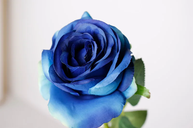Erxiaobao Brand New Gradient Rose Artificial Flowers High Quality Fake Silk Wedding Flower for Home Living Room Decoration