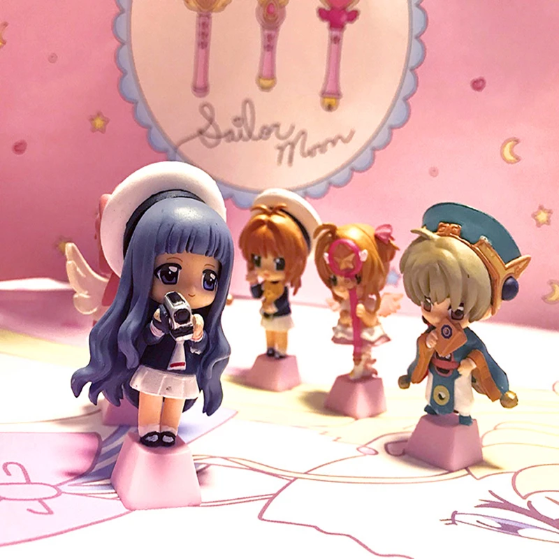 

DIY Key cap Card Captor Sakura mechanical keyboards keycap personality,Personality cartoon Magical girl keycaps Cherry MX axis