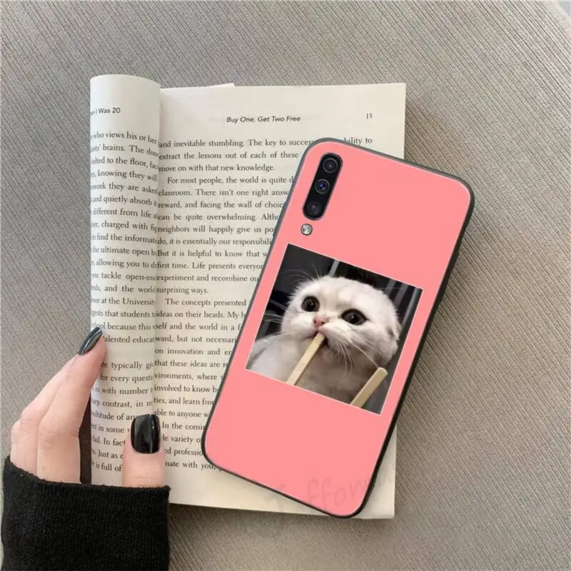 

cute cat art Phone Case For Samsung galaxy S 9 10 20 A 10 21 30 31 40 50 51 71 s note 20 j 4 2018 plus