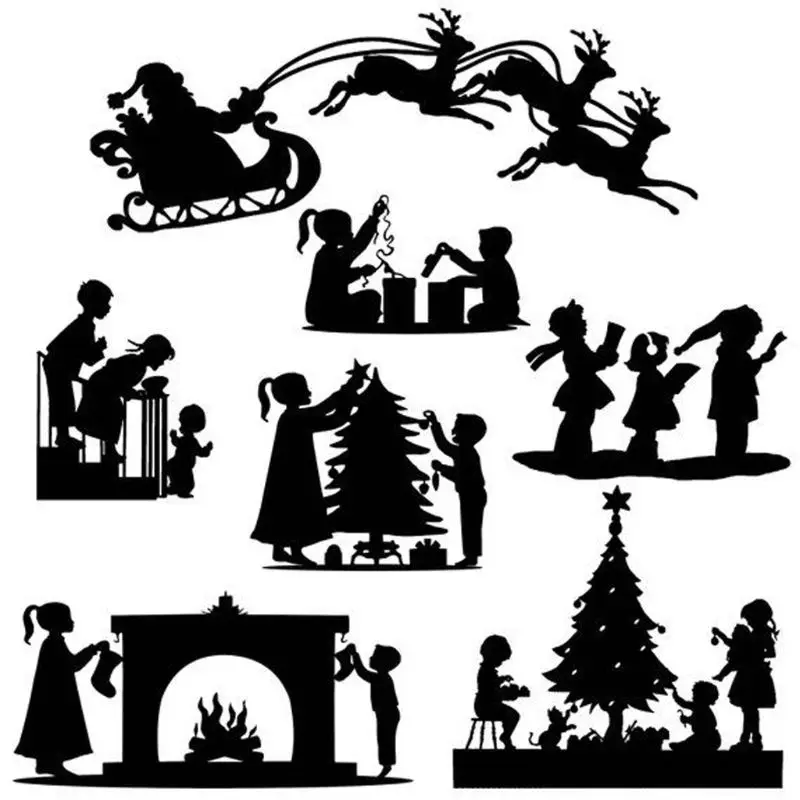 1 Набор телефон металлический Трафаретный вырубной штамп трафарет для