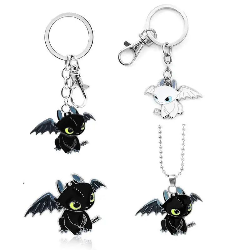 Аниме поезд Дракон 3 фигурка брелок Беззубик ночная фурия кулон в виде животного