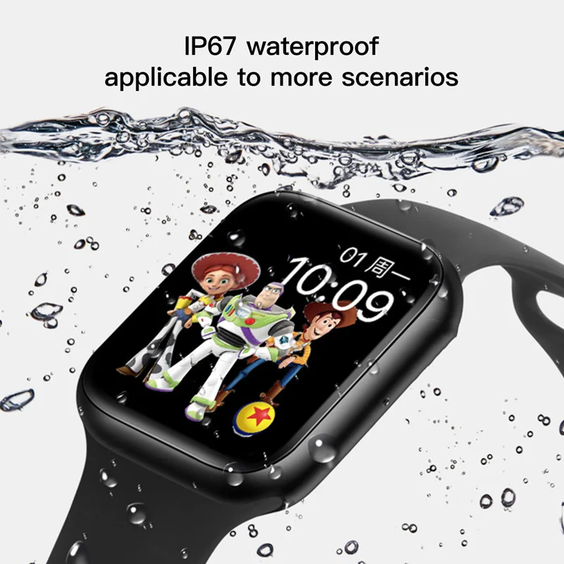 

2021 NEW T500+ Smart Watch 1.75 inch Square Screen Bluetooth call IP67 Waterproof Heart rate monitor Smartwatch PK IWO12 W26
