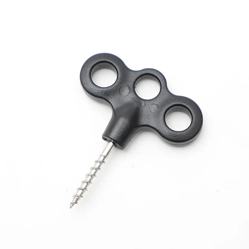 

Three Eye Screws Stainless Steel Thread Camping Deck Luminous Nails Outdoor Camping Tent Windproof Rope Fixing Nails