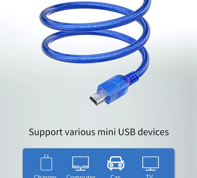 Мини USB к USB кабель для быстрой зарядки кабель для передачи данных для MP3 MP4 плеера камера Автомобильный видеорегистратор gps кабель USB мини короткий 0,3 м 1,5 м 3 м 5 м