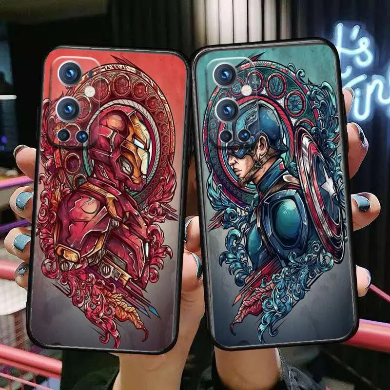 

Iron Man VS captain For OnePlus Nord N100 N10 5G 9 8 Pro 7 7Pro Case Phone Cover For OnePlus 7 Pro 1+7T 6T 5T 3T Case