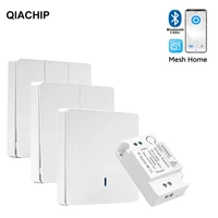 qiachip remote control switch wireless wall panel interruptor domotica bluetooth rf 2 4ghz smart home for lamp ligh difoda remo