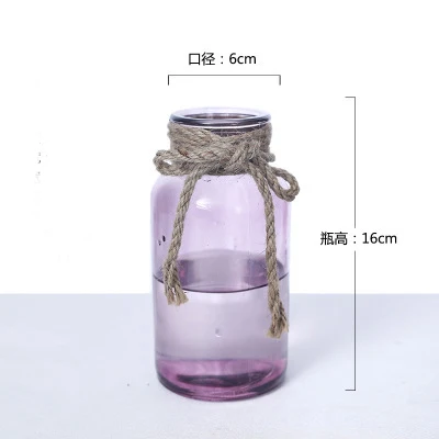 Цветные Яркие летние вазы свежая простая современная цветная Маленькая ваза