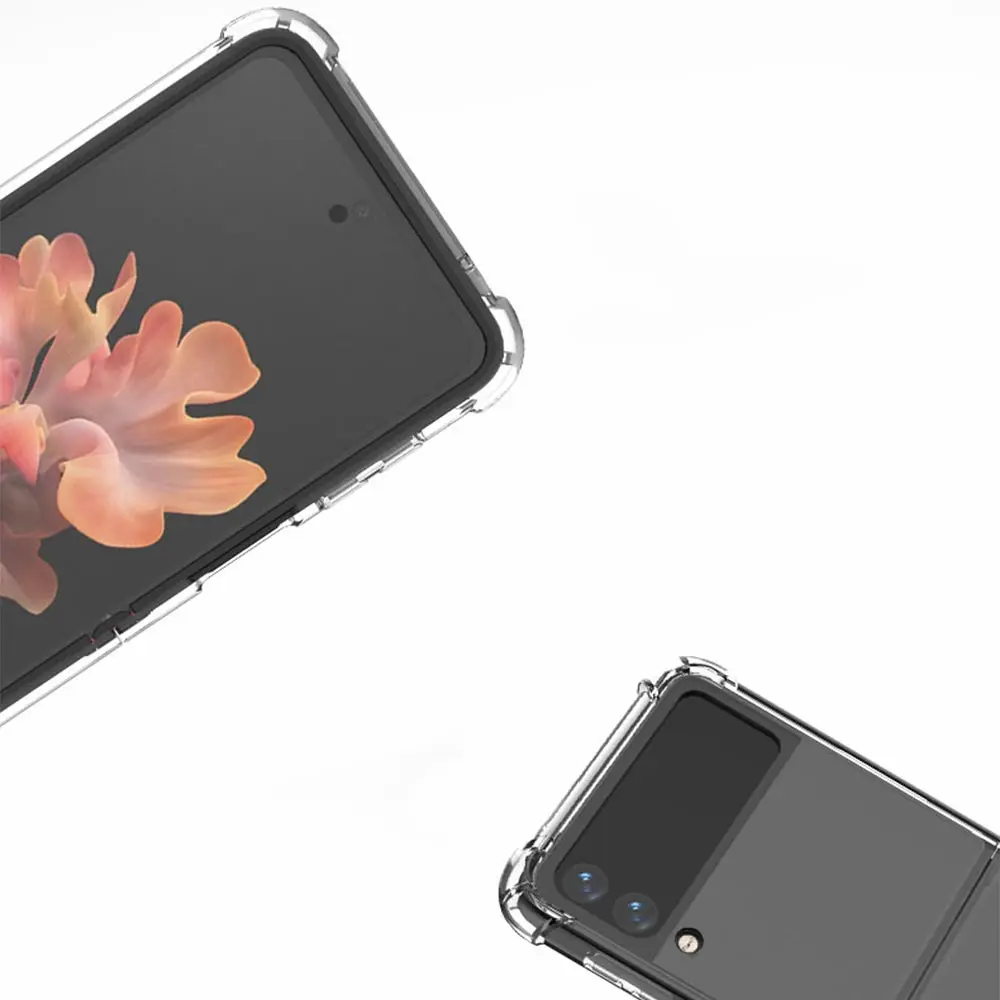 Чехол из ТПУ с подушкой безопасности для Samsung Galaxy Z Flip3 мягкий чехол ZFlip 3