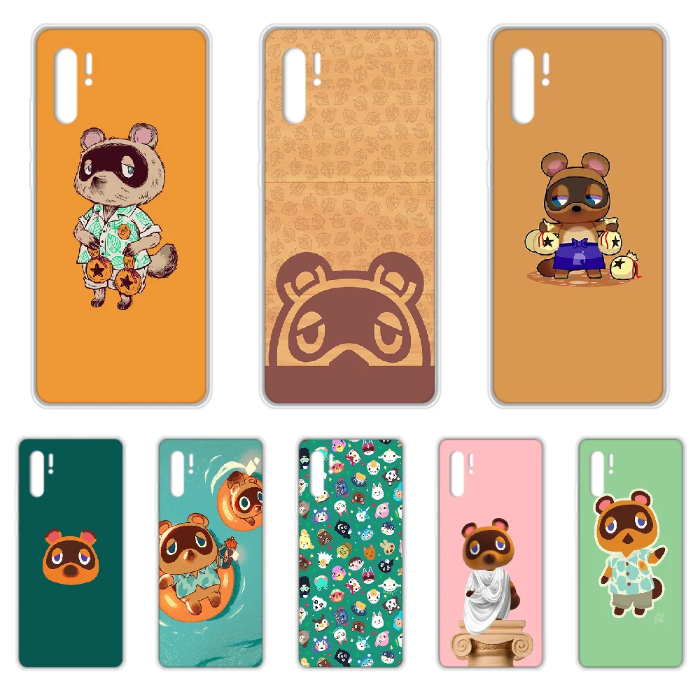 Чехол для телефона animal crossing Tom Nock чехол HUAWEI p 8 9 10 20 30 40 P pro Smart 2017 2019 Z lite прозрачный