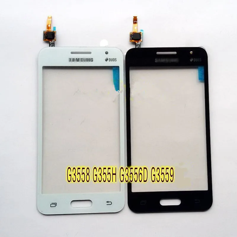 

Сенсорный экран для Samsung Galaxy Core 2 G355H G355 G3556D G3559 G3558, дигитайзер с датчиком, ЖК-дисплей, внешняя панель, запасные части