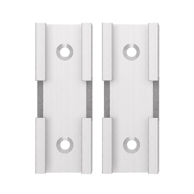 

2Pcs T-Track Intersection Kit Aluminum T-Slot Connecting Parts Woodworking Tools