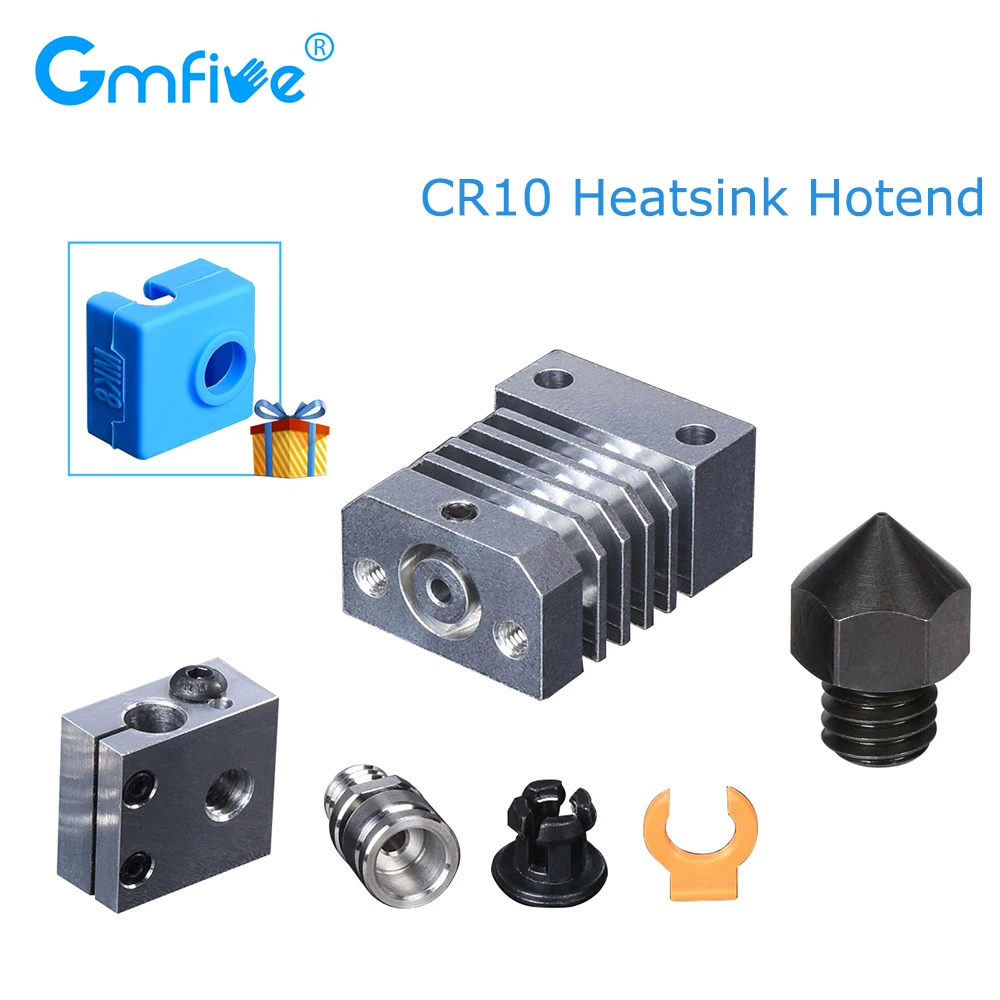 GmFive CR10 Hotend все металлические для CR 10 Ender3 принтеры MK8 насадка микро швейцарской