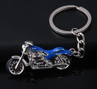 mountain motorcycle pendants keychain new model car key holder color metal bag charm accessories 3d crafts key chain 1729