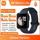Умные часы Xiaomi Mi Watch Lite глобальная версия дюйма, сенсорный экран, GPS, пульсометр, фитнес-трекер, водонепроницаемые 5 АТМ, будильник, спортивные Смарт-часы