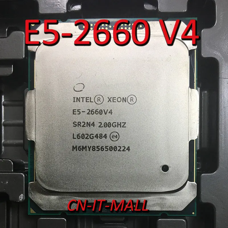 

Intel Ксеон E5-2660 V4 E5-2660V4 Процессор 2,0 ГГц 35 м 14 Core 28 нити LGA2011-3 процессор