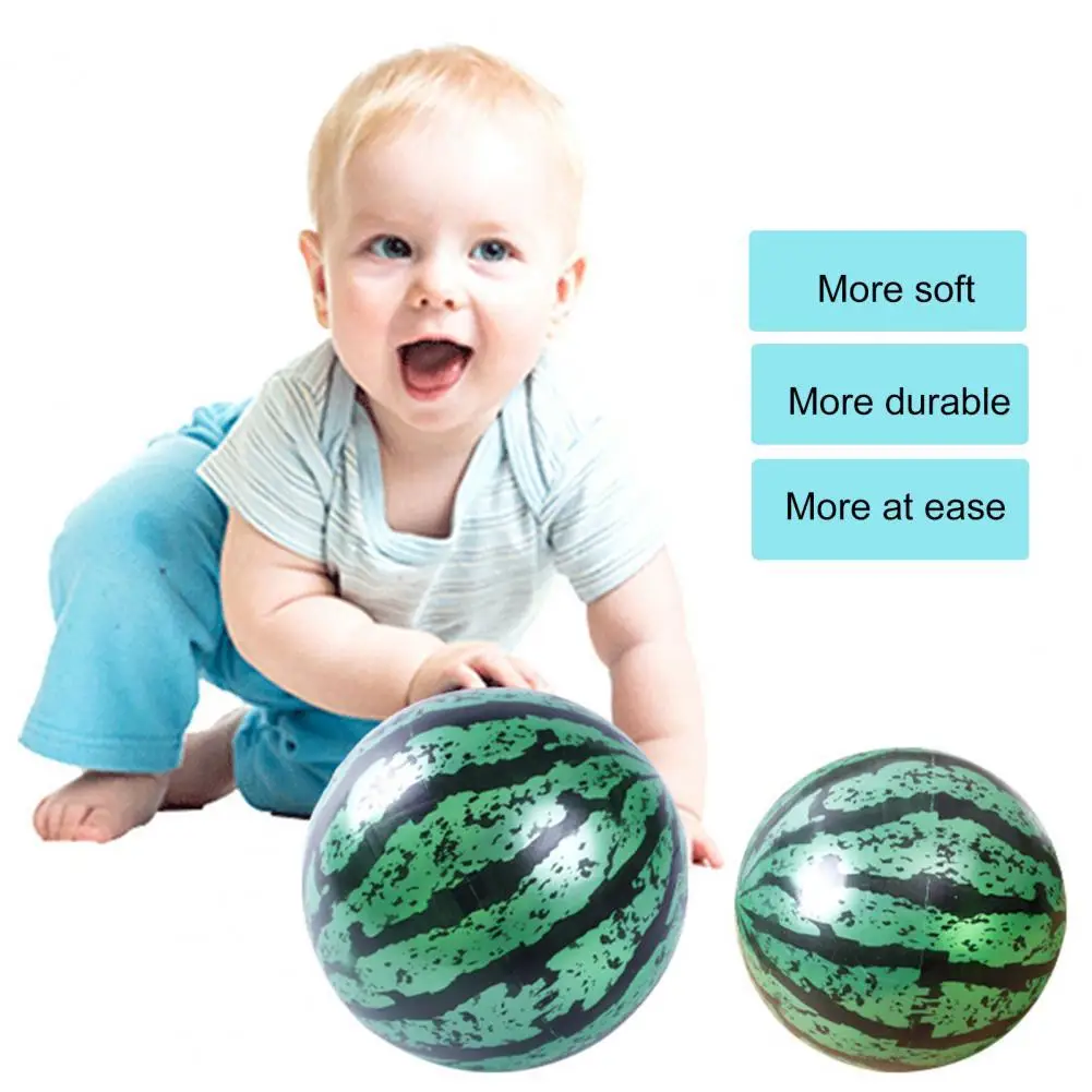 

Inflatable Toy Joyful Vivid Exquisite Beach Watermelon Ball for Children