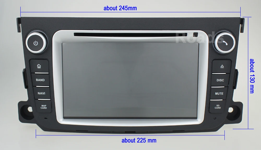 4G Android 8 0 автомобильный DVD плеер для Mercedes/Benz Smart Fortwo 2011 2014 двойной DIN Автомобильный