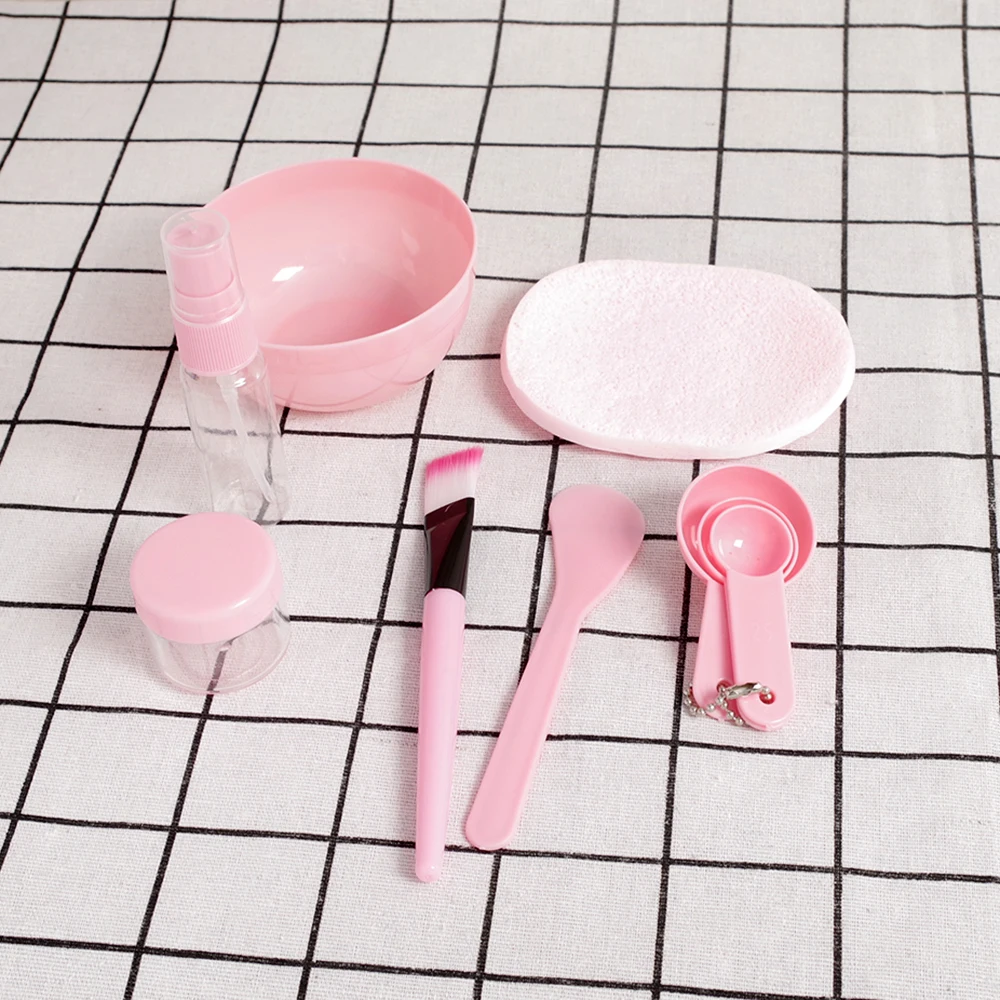 

9 in 1 Mixing Bowl Brush Spoon Stick Beauty Make up Set For Facial Mask Tools