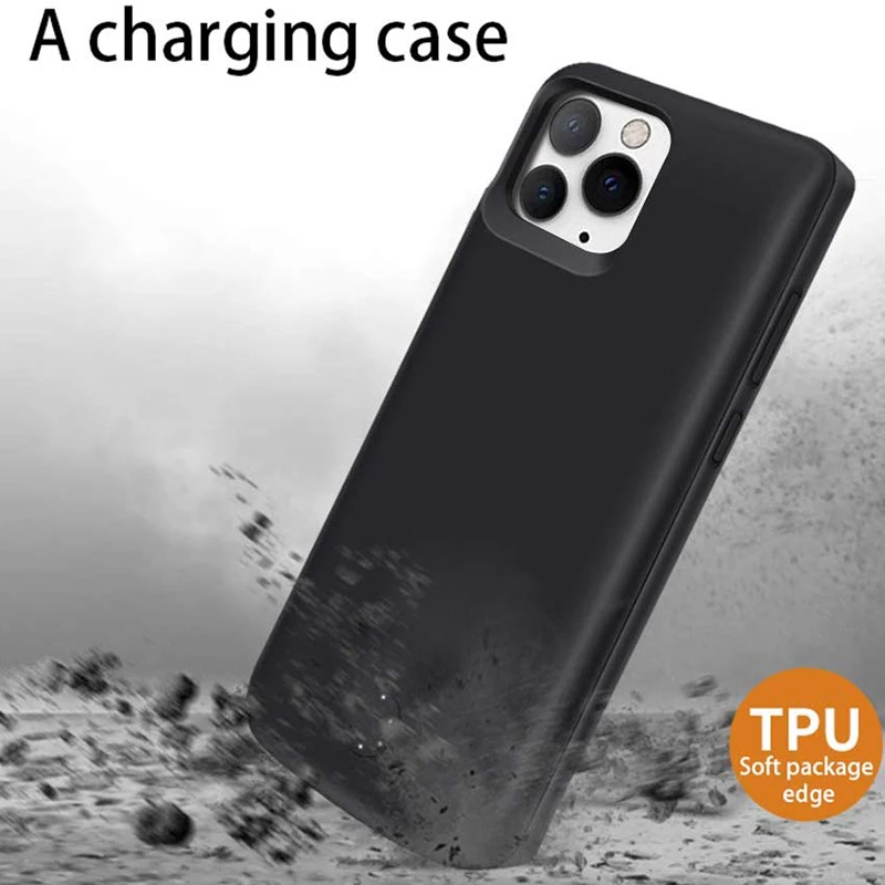 NENG 6000 мАч чехол для аккумулятора для iphone11 ProMax, чехол для зарядного устройства, умный силиконовый чехол для аккумулятора, внешний аккумулятор для iphone11