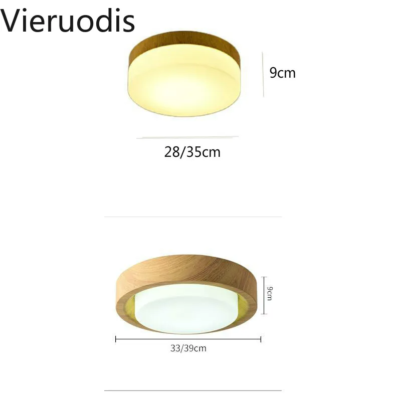 

Modern LED Ceiling Light Nordic Wood Grain Ceiling Lamp for Living Room Bedroom Restaurant Aisle Hotel Decor Luminaire Lighting