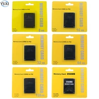 yuxi for sony playstation 2 ps2 8163264128256mb memory card game high speed memory expansion cards