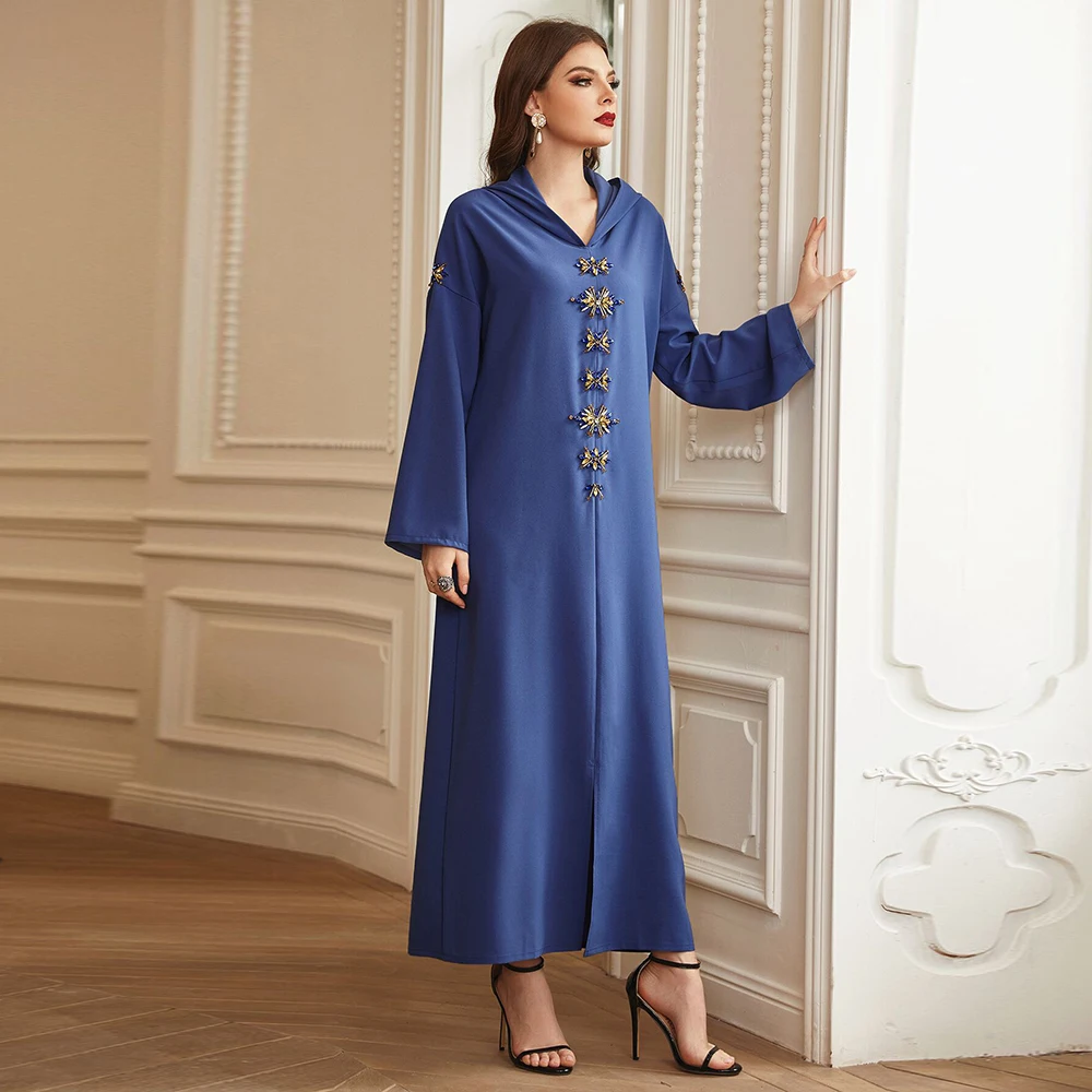 Рамадан абайя Дубай Турция Арабский мусульманский хиджаб платье кафтан ислам