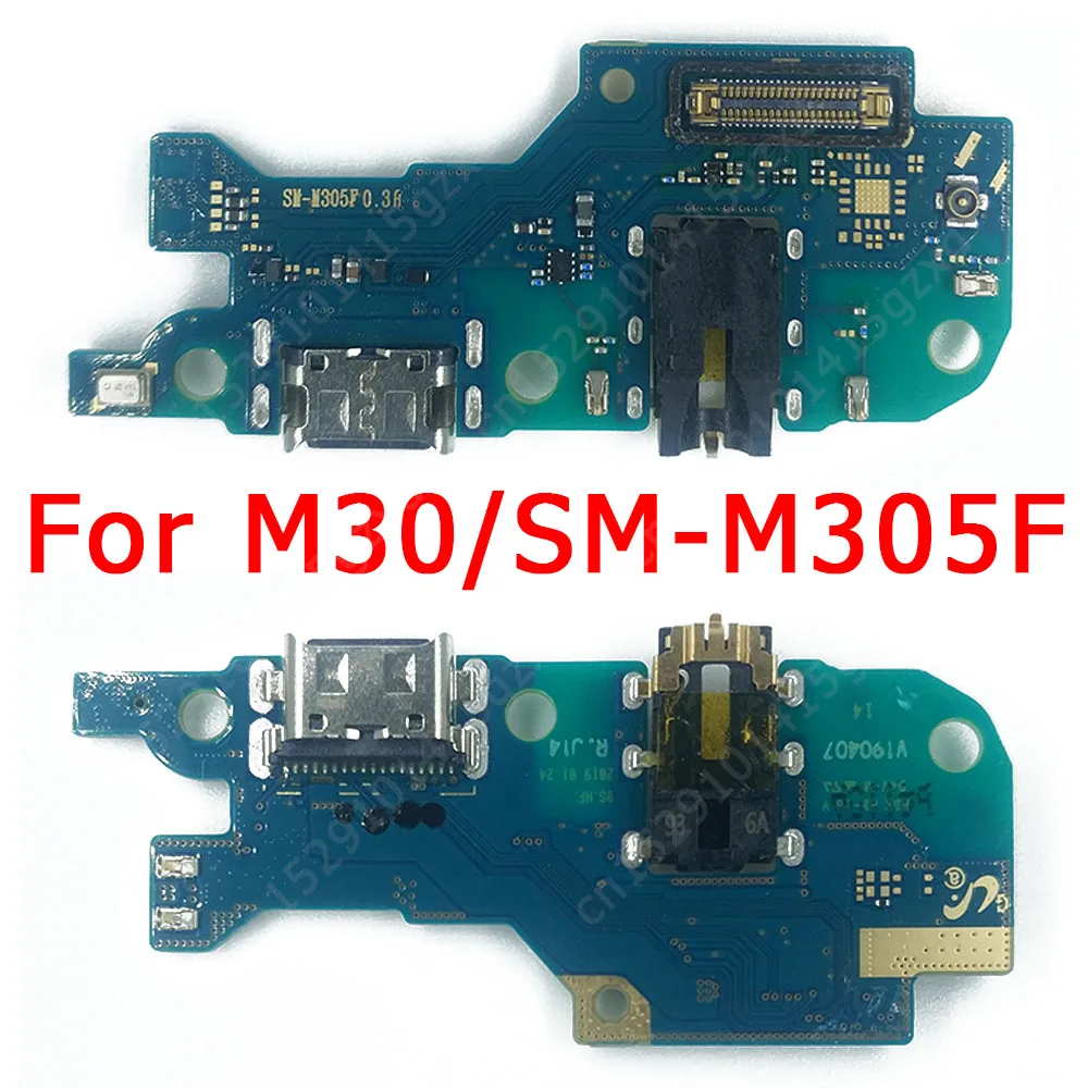 Оригинальный зарядный порт для Samsung Galaxy M10 M20 M30 M30s M31 M40 зарядная плата USB-разъем PCB