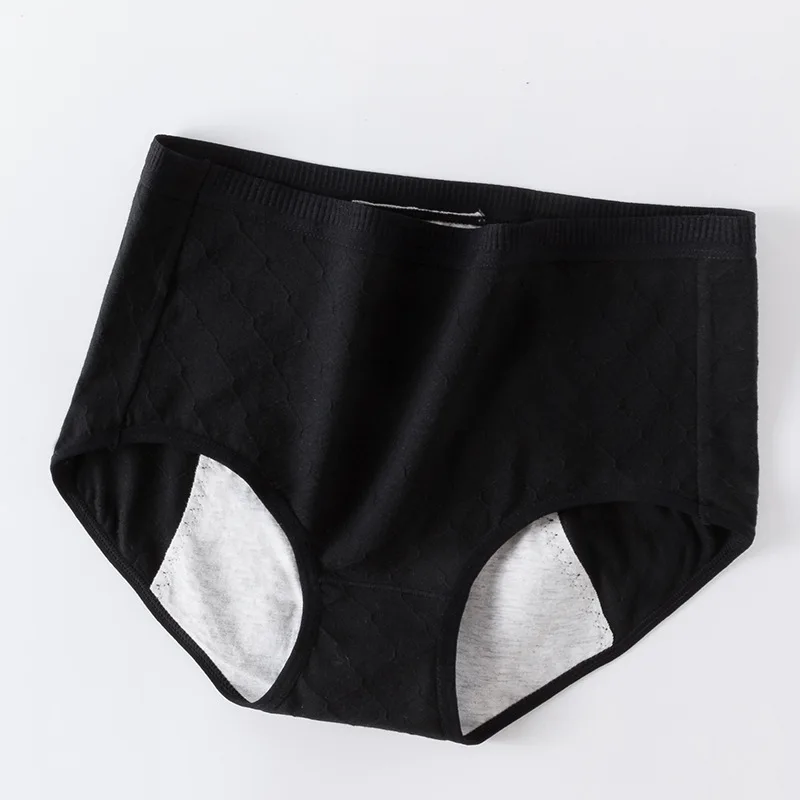 

Women's Panties For Periods Menstrual Panties Absorbents High Waist Large Size Leak Proof Cotton Period Underwear Briefs