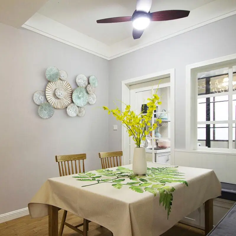 Современный кованый железный диван фон настенная круглая форма росписи ремесла