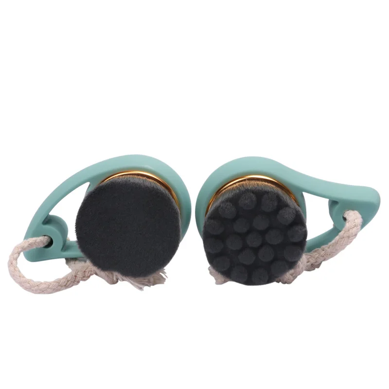 

New 3D Bamboo Charcoal Face Cleanser Brush Portable Face Cleaning Massage Exfoliating Blackhead Skin Care Tools