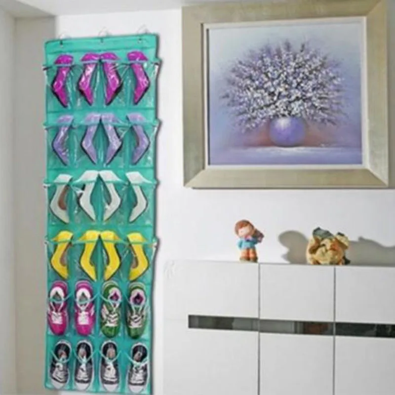 Ящик для хранения 24 кармана многофункциональная накладная сумка обуви подвесная