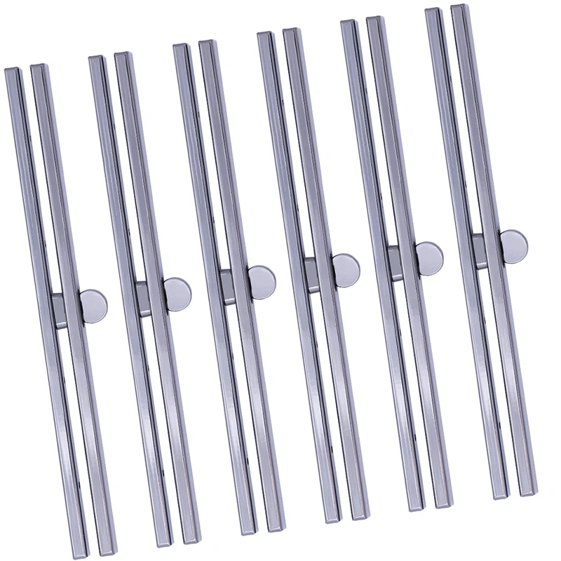 

LMDZ Practical 6 Pieces Clasp Lock Packs ,7.48Inch Metal Purse Frame Kiss Clasp Lock with Comfortable Grip,Bag Supplies