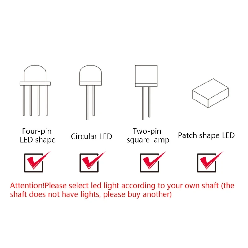 

Gateron SMD Switches black red brown blue clear green yellow 3pin Gateron Switch