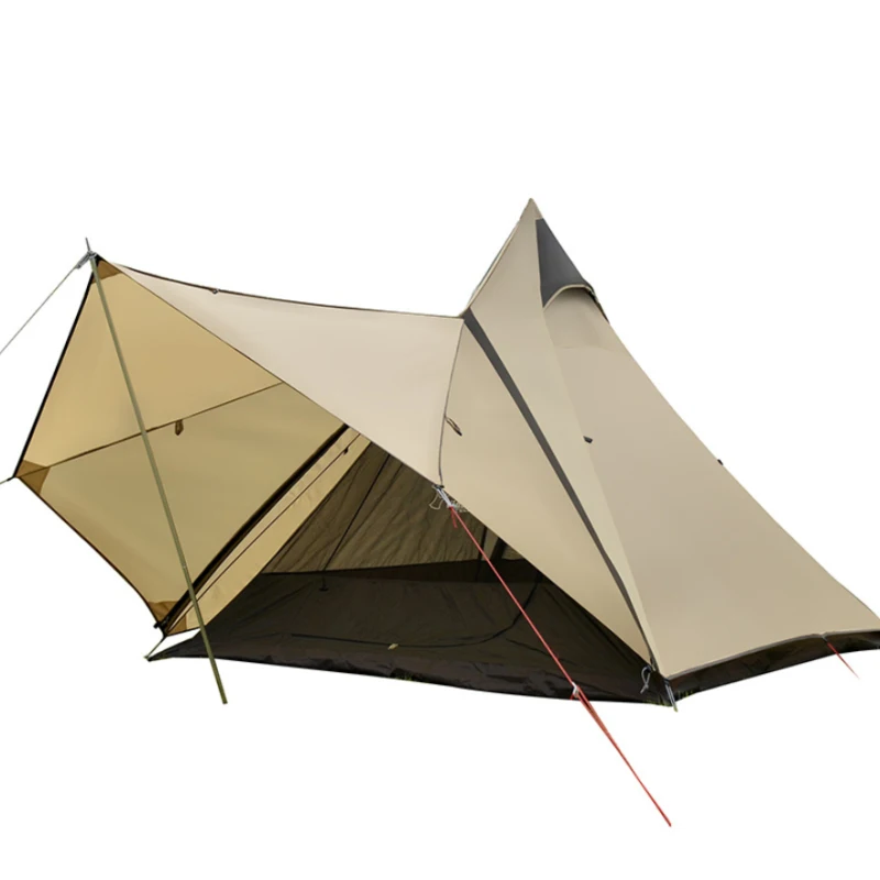 Verkauf Top Grade Luxus Indische Jurte Zelt/Große Multiplayer Aluminium Pole Außen Camping Doppel Schicht Kuppel Zelt