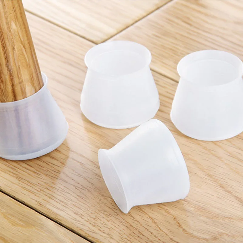 Колпачки для ножек стула 4 шт. толстые беззвучные прокладки аксессуары дома