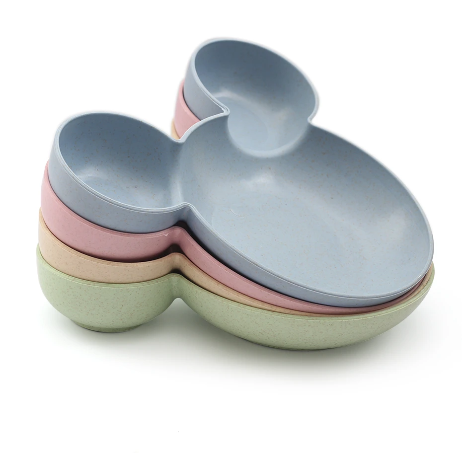 Детская миска с мультяшным рисунком для ланча кормления риса младенцев