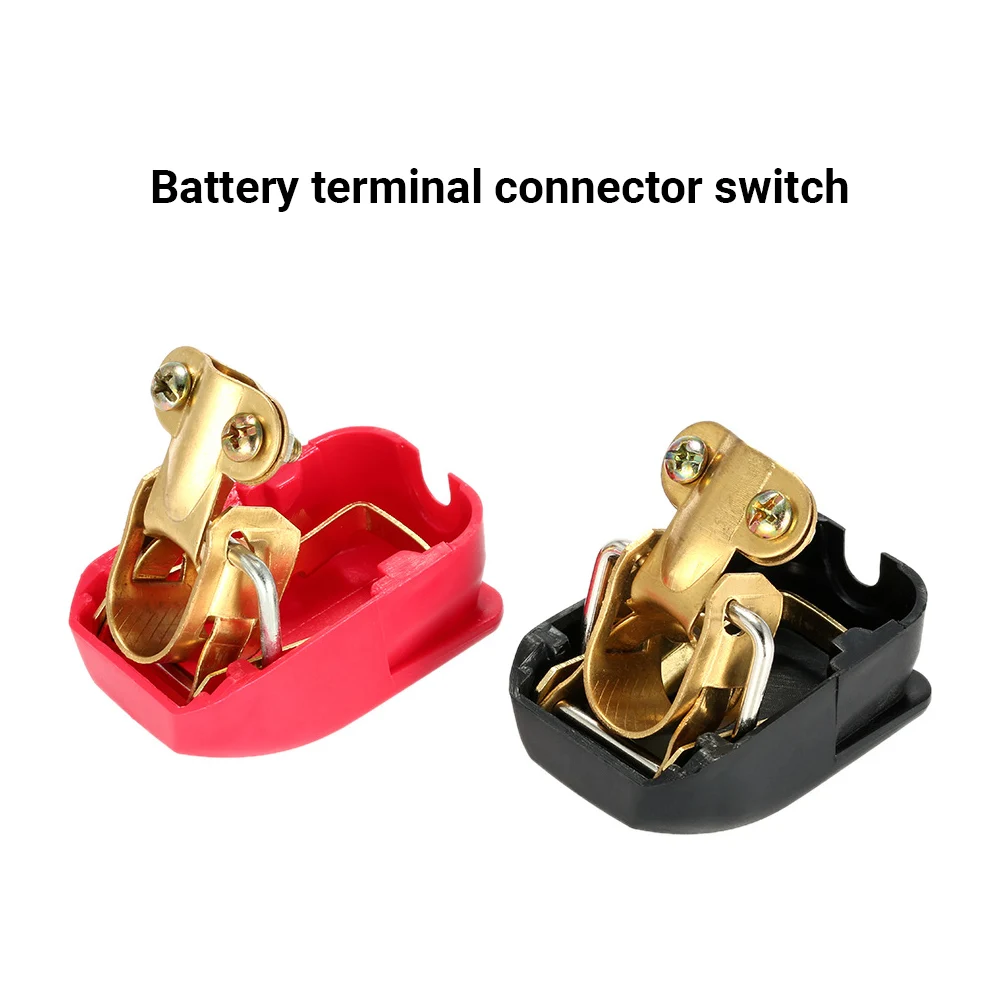 

New 2021 2pcs Car Battery Terminals Auto Accessories Connector Switch Quick Release Lift Off Positive Negative Disconnect Clamps