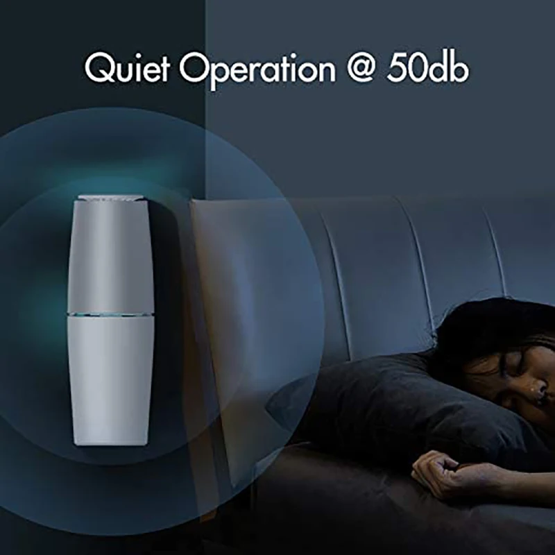 Устраняет и дезинфицирует воздушные микробы запах с портативным UV-C очиститель