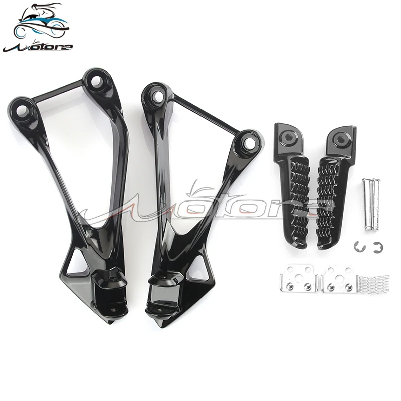 Задние подножки подножка кронштейн педали для KAWASAKI ZX6R ZX-6R 2005-2008 05 06 07 08 ZX636 2005-2006