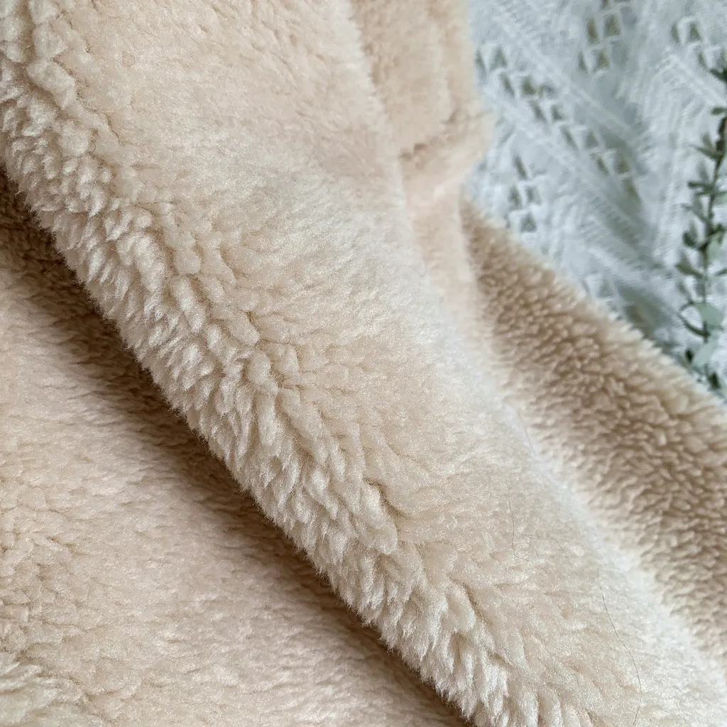 Плюшевая верхняя одежда женское длинное зимнее пальто женская Свободная зимняя