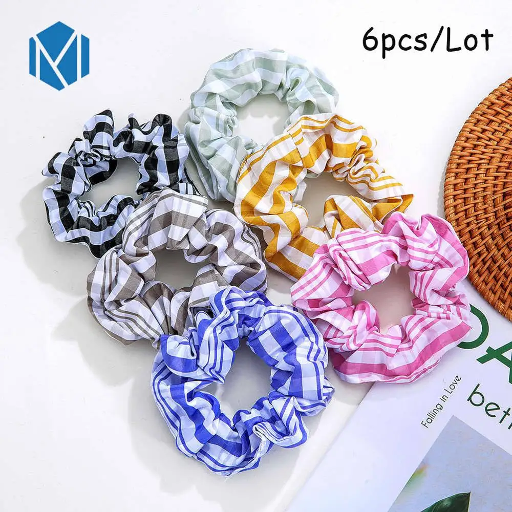 6PCS-O M MISM 11 шт. винтажные леопардовые бархатные резинки для волос для женщин и девочек, шелковые эластичные полосы обруча для волос, набор модных аксессуаров для волос - Цвет: 6PCS-O