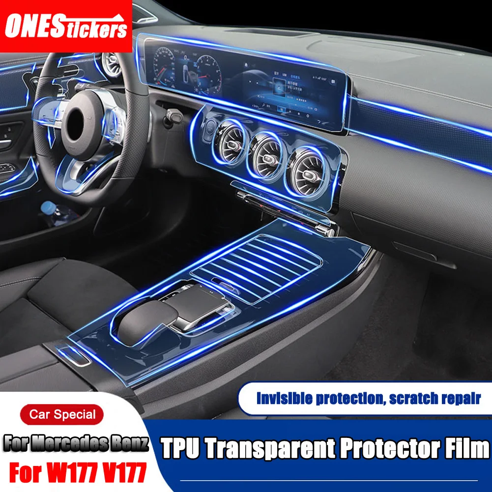 Для Mercedes Benz A Class W177 V177 A180 A200 A220 A250 2019 + Автомобильная центральная консоль полный
