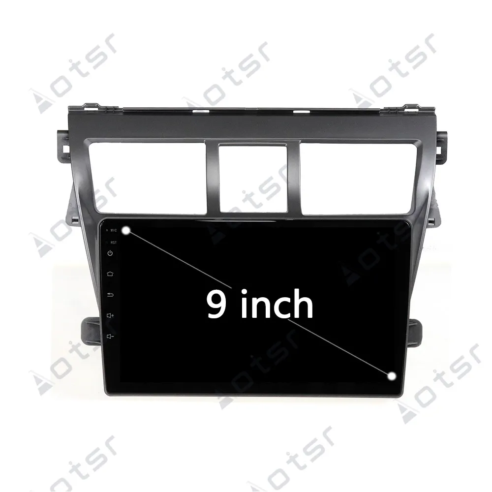 AOTSR Android 9.0 64GB Car Navigation For Toyota VIOS 2008-2013 GPS Auto Accessories 1 din Stereo Player Radio Head Unit | Автомобили и